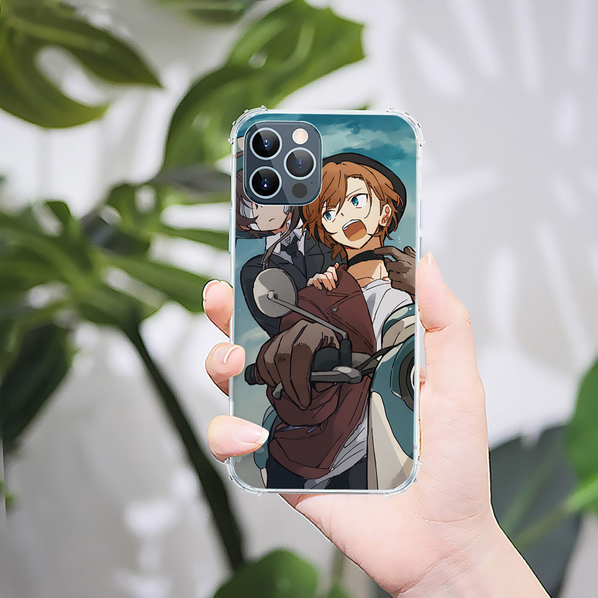 （画像用） 文豪ストレイドッグス Bungo Stray Dogs 【iPhone 12シリーズ対応】透明スマホケース（クリアソフトケース）